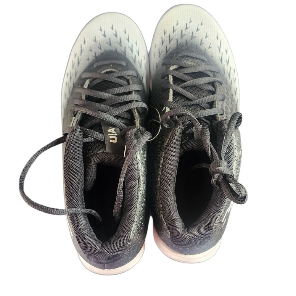 Under Armour Highlight RM Jr Black Gray Football Cleats Shoes‎ Mens